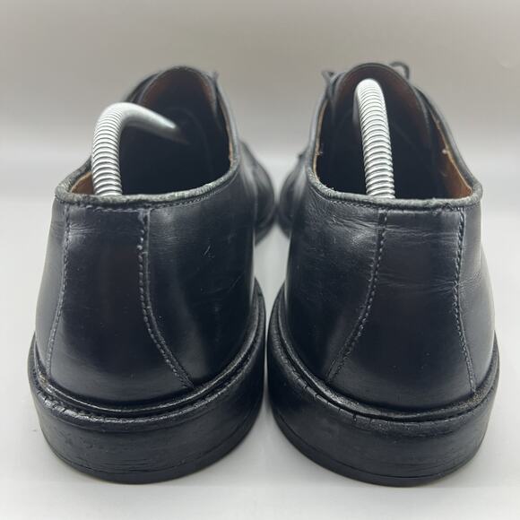 Allen Edmonds Walton Cap Split Toe Oxford Men Size 11.5 E Wide Black Lace Shoes main image 8